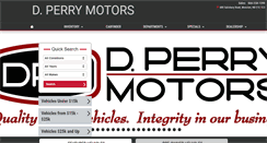 Desktop Screenshot of dperrymotors.com