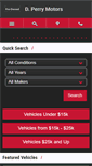 Mobile Screenshot of dperrymotors.com